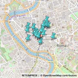 Mappa Via del Monte della Farina, 00186 Roma RM, Italia (0.2465)