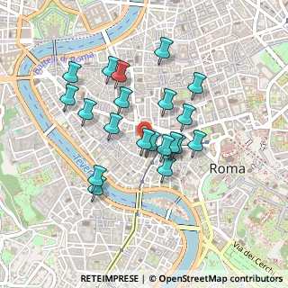 Mappa Via del Monte della Farina, 00186 Roma RM, Italia (0.404)