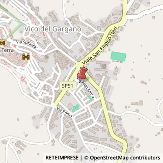 Mappa Via Alcide de Gasperi, 5, 71018 Vico del Gargano, Foggia (Puglia)