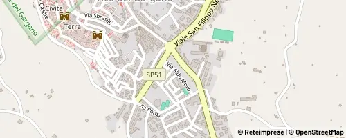 Mappa Vico del Gargano