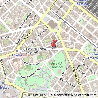 Mappa Via Giovanni Lanza, 128, 00184 Roma, Roma (Lazio)