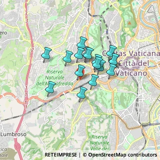 Mappa Via Nicola Lombardi, 00165 Roma RM, Italia (1.33118)