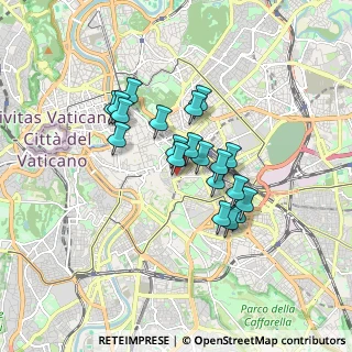 Mappa Via del Sambuco, 00184 Roma RM, Italia (1.4055)