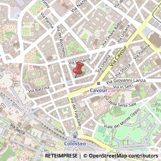 Mappa Via degli Zingari,  59, 00184 Roma, Roma (Lazio)