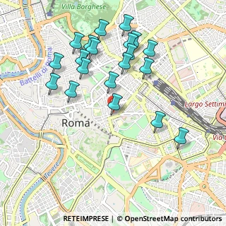 Mappa Via del Sambuco, 00184 Roma RM, Italia (1.0865)