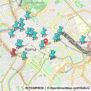 Mappa Via San Giuseppe Labre, 00184 Roma RM, Italia (1.131)