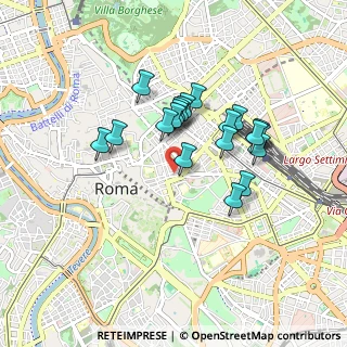 Mappa Via del Sambuco, 00184 Roma RM, Italia (0.7665)