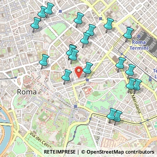 Mappa Via del Sambuco, 00184 Roma RM, Italia (0.625)