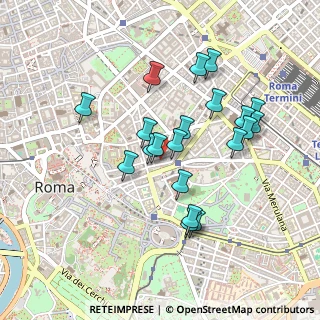 Mappa Via San Giuseppe Labre, 00184 Roma RM, Italia (0.439)