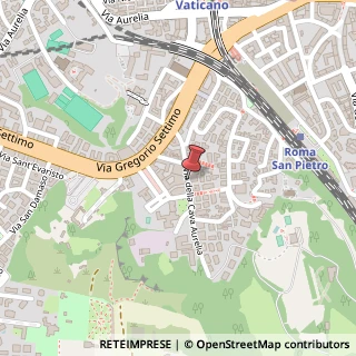 Mappa Via della Cava Aurelia, 82, 00165 Roma, Roma (Lazio)