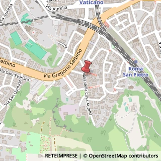 Mappa Via della Cava Aurelia, 143, 00165 Roma, Roma (Lazio)