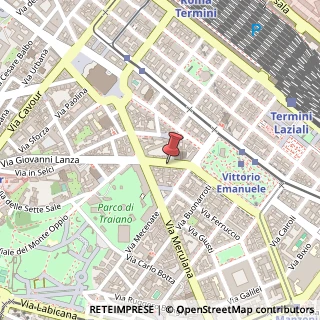 Mappa Via dello Statuto, 44, 00185 Roma, Roma (Lazio)