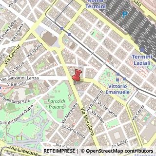 Mappa Via Merulana, 44, 00185 Roma, Roma (Lazio)
