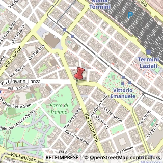 Mappa Via di San Martino Ai Monti, 40, 00184 Roma, Roma (Lazio)