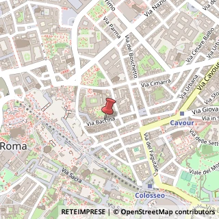 Mappa Via Baccina, 30, 00184 Roma, Roma (Lazio)