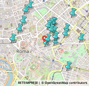 Mappa Via Baccina, 00184 Roma RM, Italia (0.489)