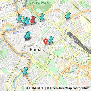 Mappa Via Baccina, 00184 Roma RM, Italia (1.255)