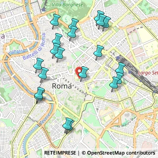 Mappa Via Baccina, 00184 Roma RM, Italia (1.2005)