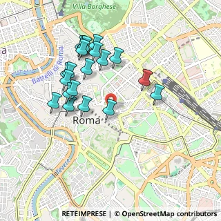 Mappa Via Baccina, 00184 Roma RM, Italia (0.9675)