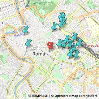 Mappa Via Baccina, 00184 Roma RM, Italia (0.9865)
