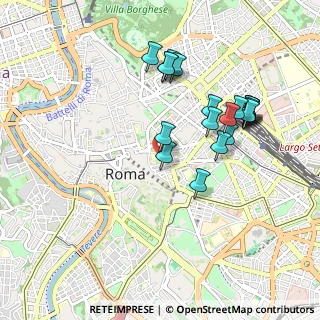 Mappa Via Baccina, 00184 Roma RM, Italia (0.952)