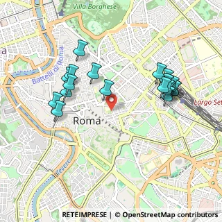 Mappa Via Baccina, 00184 Roma RM, Italia (1.0495)