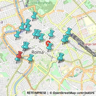 Mappa Via Baccina, 00184 Roma RM, Italia (1.0345)