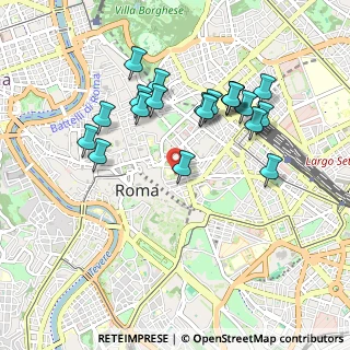 Mappa Via Baccina, 00184 Roma RM, Italia (0.9695)