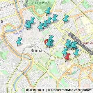 Mappa Via Baccina, 00184 Roma RM, Italia (1.0315)