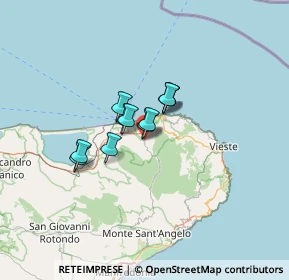 Mappa Via Piero Gobetti, 71018 Vico del Gargano FG, Italia (7.76273)