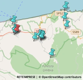 Mappa Via Piero Gobetti, 71018 Vico del Gargano FG, Italia (3.72313)