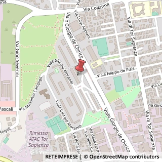 Mappa Via Giuseppe Capogrossi, 3, 00155 Roma, Roma (Lazio)