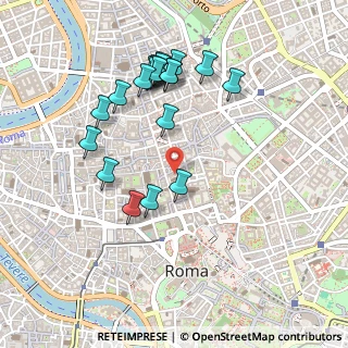 Mappa Piazza di San Marcello, 00187 Roma RM, Italia (0.5125)