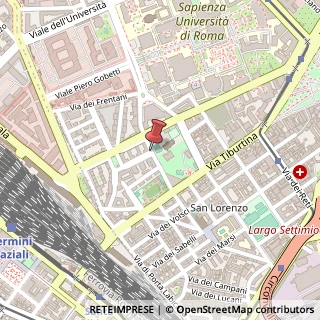 Mappa Via dei Luceri,  5, 00185 Roma, Roma (Lazio)
