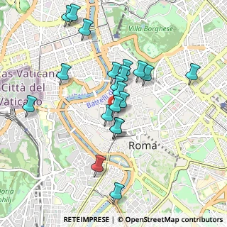 Mappa Salita de' Crescenzi, 00186 Roma RM, Italia (0.9325)