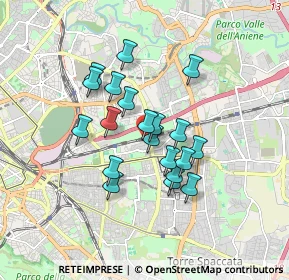 Mappa Via Albona, 00177 Roma RM, Italia (1.43)