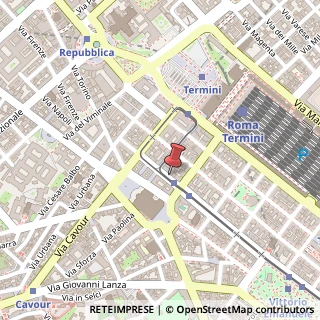Mappa Via Farini, 52, 00185 Roma, Roma (Lazio)