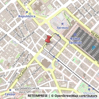Mappa Via Cavour, 50/a, 00184 Roma, Roma (Lazio)