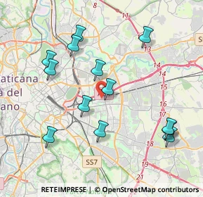 Mappa Via Sacile, 00177 Roma RM, Italia (4.32462)