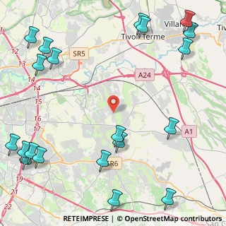 Mappa Via Roio del Sangro, 00132 Roma RM, Italia (7.0015)