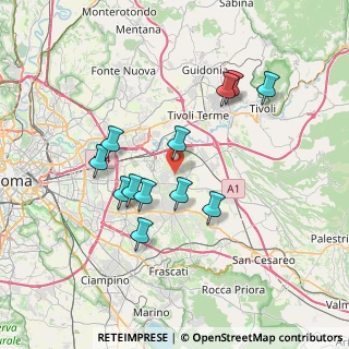 Mappa Via Roio del Sangro, 00132 Roma RM, Italia (7.01833)
