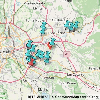 Mappa Via Roio del Sangro, 00132 Roma RM, Italia (7.5515)