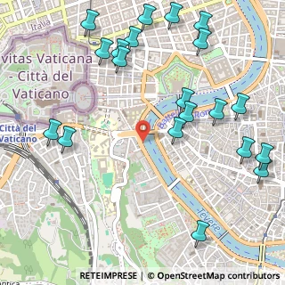 Mappa Lungotevere Gianicolense, 00165 Roma RM, Italia (0.727)