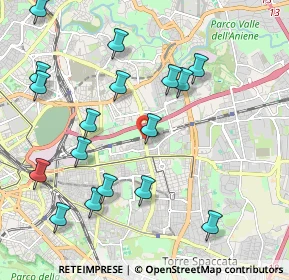 Mappa Via Basiliano, 00177 Roma RM, Italia (2.43294)