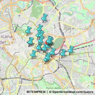 Mappa Viale Paolo Rossi, 00185 Roma RM, Italia (1.2605)
