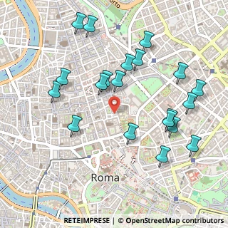 Mappa Vicolo del Monticello, 00187 Roma RM, Italia (0.572)