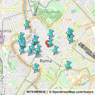 Mappa Vicolo del Monticello, 00187 Roma RM, Italia (0.9705)
