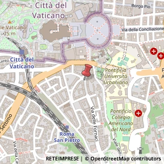 Mappa Via delle Fornaci,  35, 00165 Roma, Roma (Lazio)
