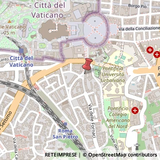 Mappa Via delle Fornaci, 21, 00165 Roma, Roma (Lazio)