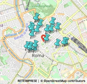 Mappa Via Ventiquattro Maggio, 00186 Roma RM, Italia (0.7275)